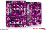 iPad Skin HEX Mesh Camo 01 Pink