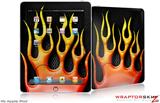 iPad Skin - Metal Flames