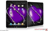 iPad Skin - Barbwire Heart Purple