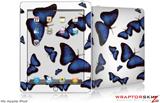iPad Skin - Butterflies Blue
