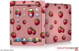 iPad Skin - Strawberries on Pink
