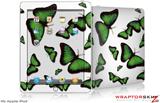 iPad Skin - Butterflies Green