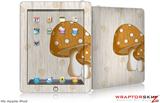 iPad Skin - Mushrooms Orange