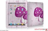 iPad Skin - Mushrooms Hot Pink