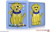 iPad Skin - Puppy Dogs on Blue