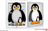 iPad Skin - Penguins on White