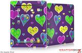 iPad Skin - Crazy Hearts