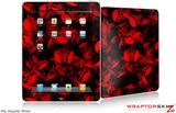 iPad Skin - Skulls Confetti Red