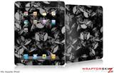 iPad Skin - Skulls Confetti White