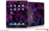 iPad Skin - Twisted Garden Hot Pink and Blue