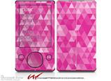 Triangle Mosaic Fuchsia - Decal Style skin fits Zune 80/120GB  (ZUNE SOLD SEPARATELY)