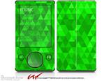 Triangle Mosaic Green - Decal Style skin fits Zune 80/120GB  (ZUNE SOLD SEPARATELY)