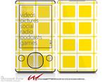 Squared Yellow - Decal Style skin fits Zune 80/120GB  (ZUNE SOLD SEPARATELY)