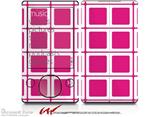 Squared Fushia Hot Pink - Decal Style skin fits Zune 80/120GB  (ZUNE SOLD SEPARATELY)