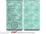 Wavey Seafoam Green - Decal Style skin fits Zune 80/120GB  (ZUNE SOLD SEPARATELY)