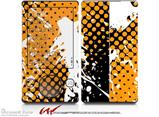 Halftone Splatter White Orange - Decal Style skin fits Zune 80/120GB  (ZUNE SOLD SEPARATELY)