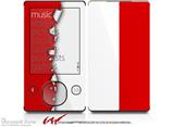 Ripped Colors Red White - Decal Style skin fits Zune 80/120GB  (ZUNE SOLD SEPARATELY)