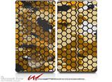 HEX Mesh Camo 01 Orange - Decal Style skin fits Zune 80/120GB  (ZUNE SOLD SEPARATELY)