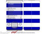 Kearas Psycho Stripes Blue and White - Decal Style skin fits Zune 80/120GB  (ZUNE SOLD SEPARATELY)