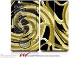 Alecias Swirl 02 Yellow - Decal Style skin fits Zune 80/120GB  (ZUNE SOLD SEPARATELY)