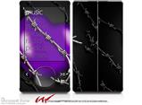 Barbwire Heart Purple - Decal Style skin fits Zune 80/120GB  (ZUNE SOLD SEPARATELY)
