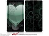 Glass Heart Grunge Seafoam Green - Decal Style skin fits Zune 80/120GB  (ZUNE SOLD SEPARATELY)