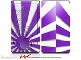 Rising Sun Japanese Flag Purple - Decal Style skin fits Zune 80/120GB  (ZUNE SOLD SEPARATELY)