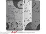 Feminine Yin Yang Gray - Decal Style skin fits Zune 80/120GB  (ZUNE SOLD SEPARATELY)