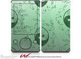 Feminine Yin Yang Green - Decal Style skin fits Zune 80/120GB  (ZUNE SOLD SEPARATELY)