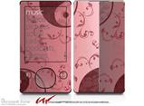 Feminine Yin Yang Red - Decal Style skin fits Zune 80/120GB  (ZUNE SOLD SEPARATELY)