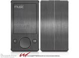 Simulated Brushed Metal Silver - Decal Style skin fits Zune 80/120GB  (ZUNE SOLD SEPARATELY)