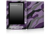 Camouflage Purple - Decal Style Skin for Amazon Kindle DX
