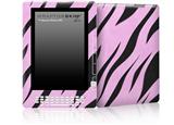 Zebra Skin Pink - Decal Style Skin for Amazon Kindle DX