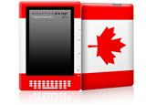 Canadian Canada Flag - Decal Style Skin for Amazon Kindle DX