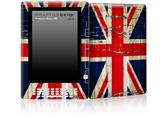 Painted Faded and Cracked Union Jack British Flag - Decal Style Skin for Amazon Kindle DX