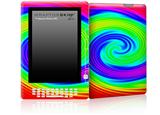 Rainbow Swirl - Decal Style Skin for Amazon Kindle DX