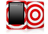 Bullseye Red and White - Decal Style Skin for Amazon Kindle DX