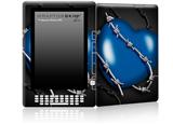 Barbwire Heart Blue - Decal Style Skin for Amazon Kindle DX