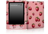 Strawberries on Pink - Decal Style Skin for Amazon Kindle DX