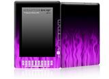Fire Purple - Decal Style Skin for Amazon Kindle DX