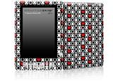 XO Hearts - Decal Style Skin for Amazon Kindle DX