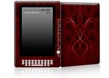 Abstract 01 Red - Decal Style Skin for Amazon Kindle DX
