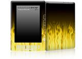 Fire Yellow - Decal Style Skin for Amazon Kindle DX