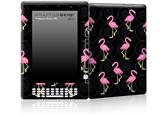 Flamingos on Black - Decal Style Skin for Amazon Kindle DX