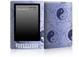 Feminine Yin Yang Blue - Decal Style Skin for Amazon Kindle DX