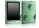 Feminine Yin Yang Green - Decal Style Skin for Amazon Kindle DX
