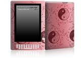 Feminine Yin Yang Red - Decal Style Skin for Amazon Kindle DX