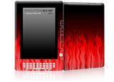 Fire Red - Decal Style Skin for Amazon Kindle DX