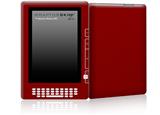 Solids Collection Red Dark - Decal Style Skin for Amazon Kindle DX