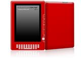 Solids Collection Red - Decal Style Skin for Amazon Kindle DX